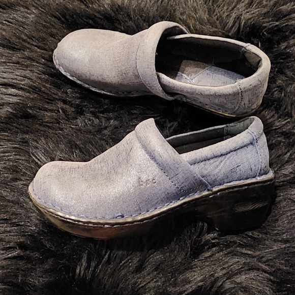 b.o.c. Peggy Navy Blue & Black Clogs Women's Size 7.5 - Picture 12 of 15